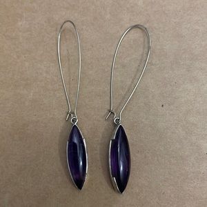 Amethyst Sterling Silver Earrings